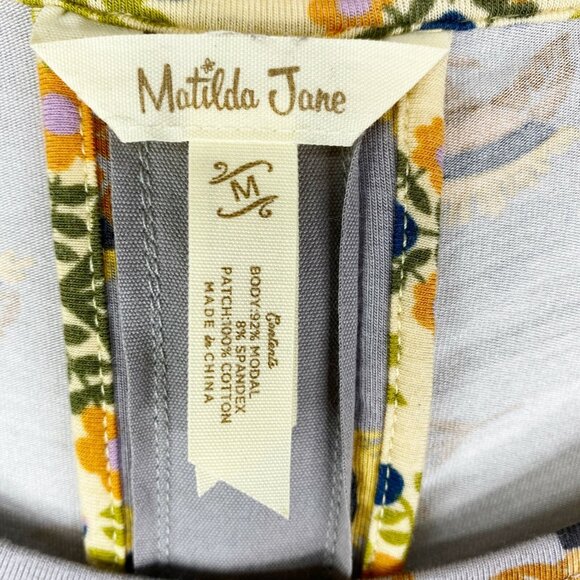 Matlida Jane T-Shirt Dress Womens Size Medium Write It Down Short Sleeve Casual - Picture 3 of 5